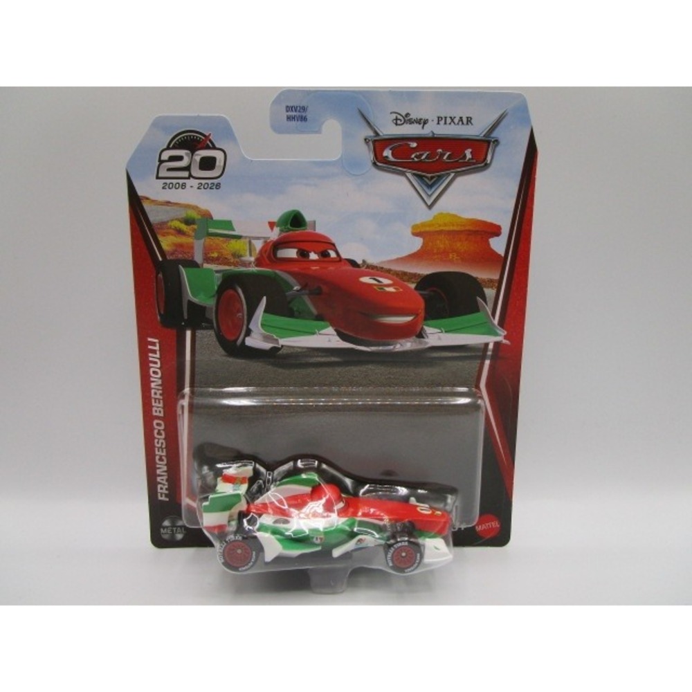 Disney Pixar Cars Francesco Bernoulli Die-Cast Toy Car 20th Anniversary Mattel